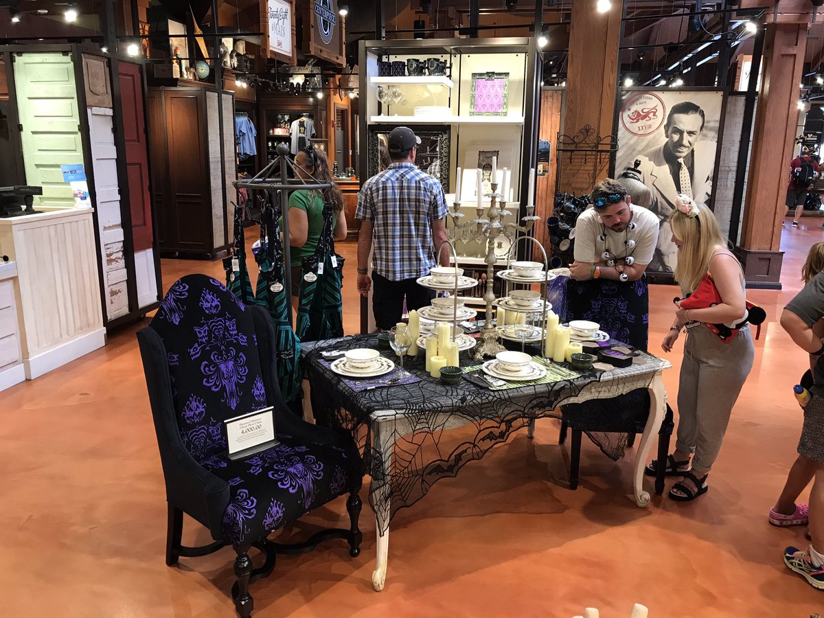 johnmdesign's tweet photo. Launch day of our #design for @Disney. See the #Hauntedmansion #chairs now at @DisneySprings #gildedhome #disney #collaboration #waltdisney https://t.co/sJHJXsch08