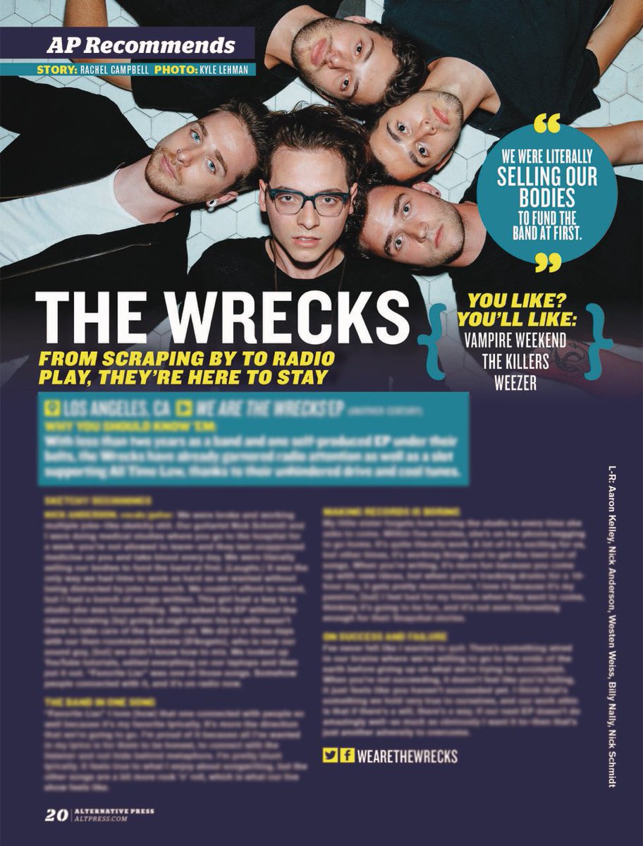The Wrecks tweet media