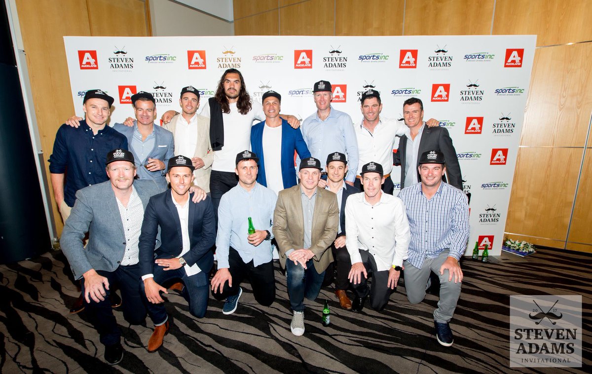 StevenAdamsInv's tweet photo. Draft night at the #StevenAdamsInvitational. A who's who of NZ sport selected as Team Captains ⛳️🏌🏽#visitauckland https://t.co/etS0o4ihDw
