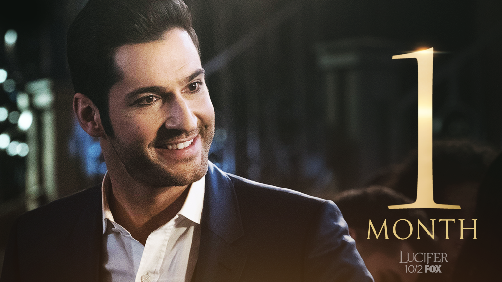 ONE MONTH, Lucifans. Who's ready for an all-new season of #Lucifer?! 😈