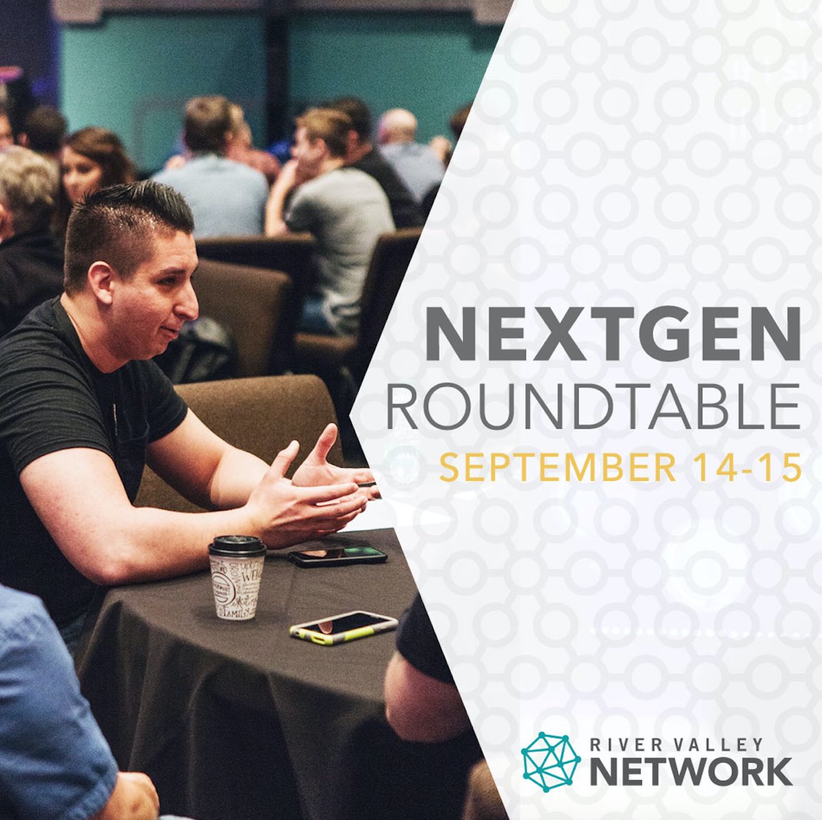 rivervalleyntwk's tweet photo. Our NextGen Roundtable for Network Members is coming up! There a limited seats available so sign up today. The link is in our bio. https://t.co/PYBiP8ekCS