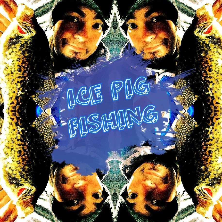 When the crappie bite is on, he just got to go! 

#crappie #icepigs #icepigfishing #icefishing #photooftheday #loveit #lightline