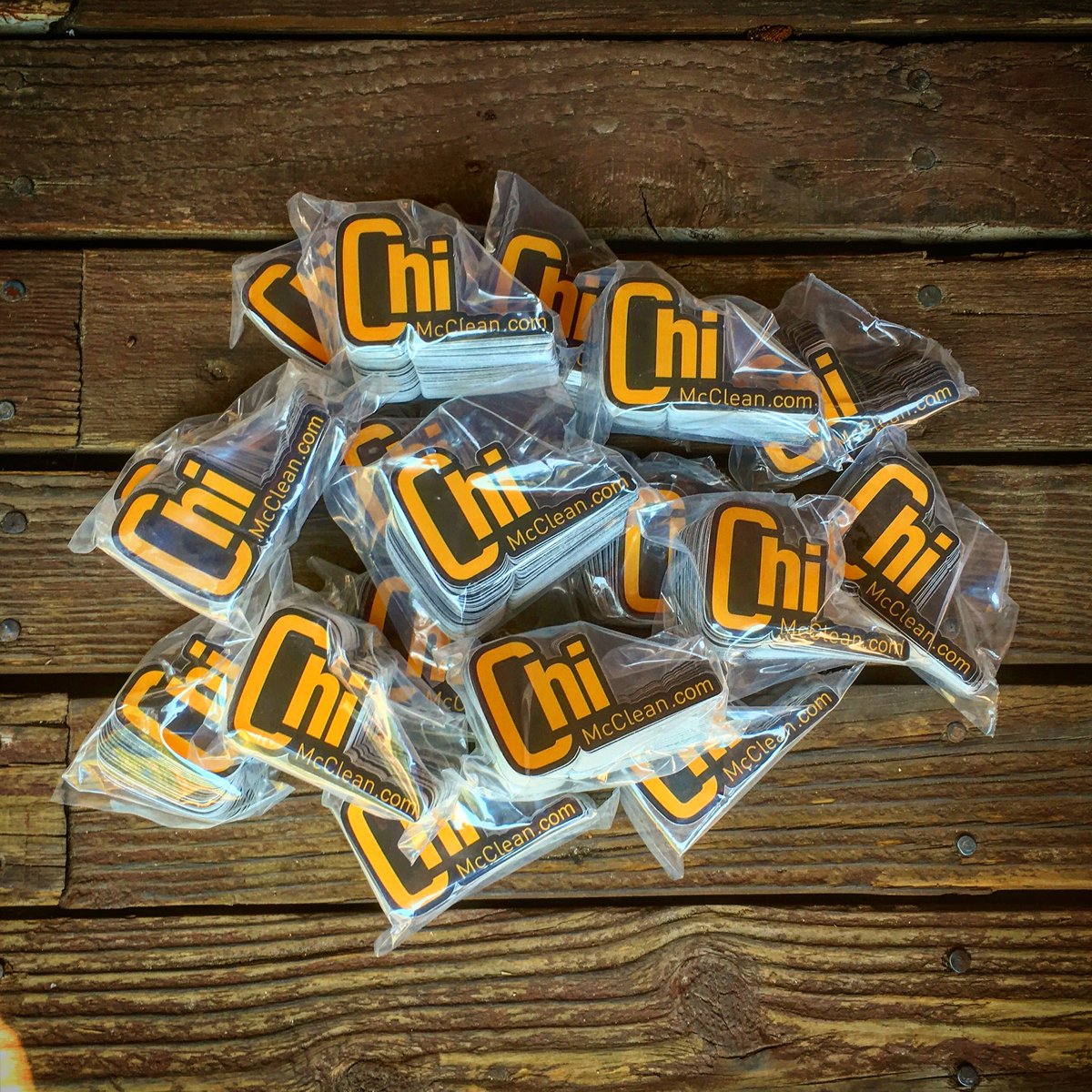 chimcclean's tweet photo. New #ChiMcClean stickers from @thestickybrand arrived today! πππΆπ€πΌGet yours at a gig new you, now in matte & gloss! https://t.co/zdvB20CXh3 https://t.co/kJs5xFOJwB