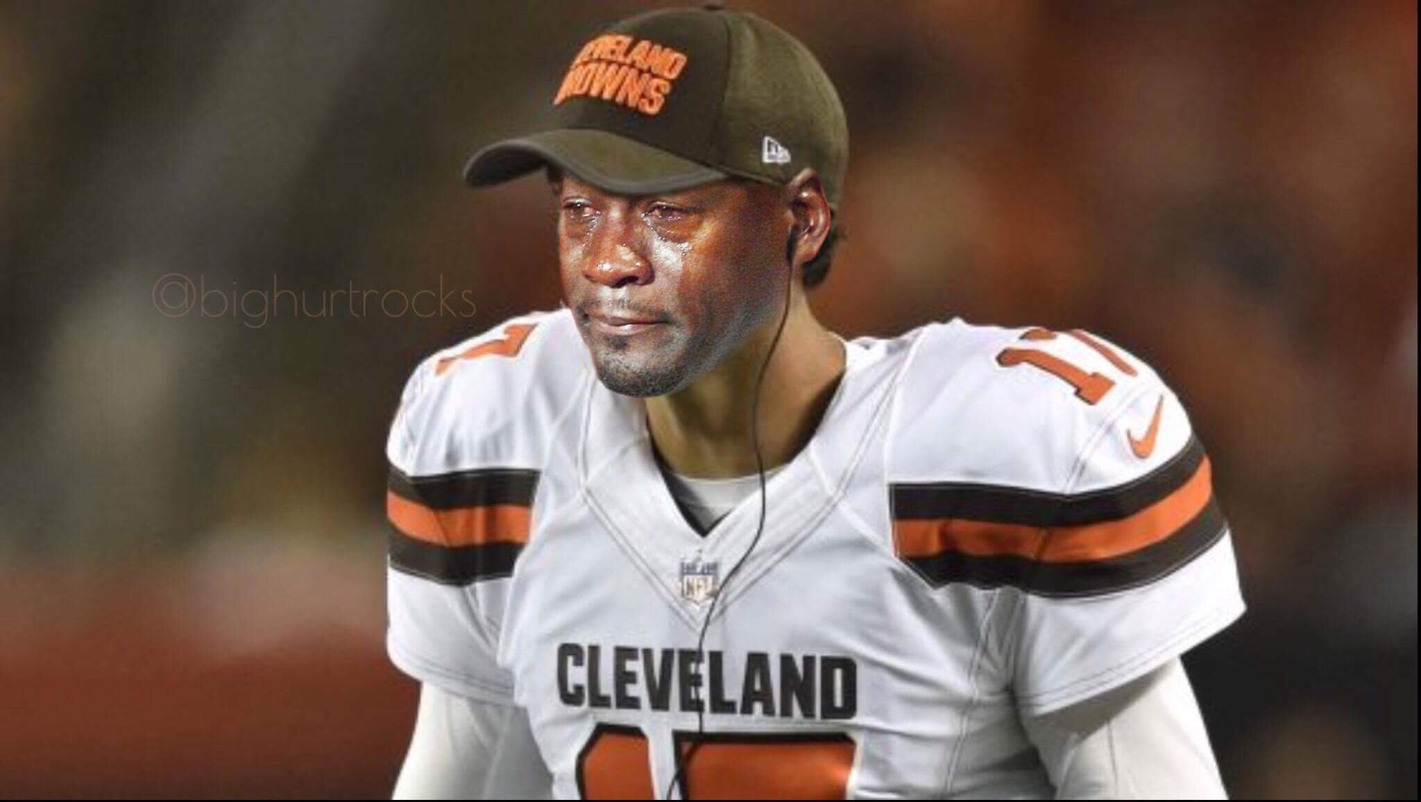 Crying Jordan on X: "When you're so bad even the Cleveland Browns don't  want you 💀💀💀 Credit - Brent Henderson https://t.co/jTZqZm58AD" / X