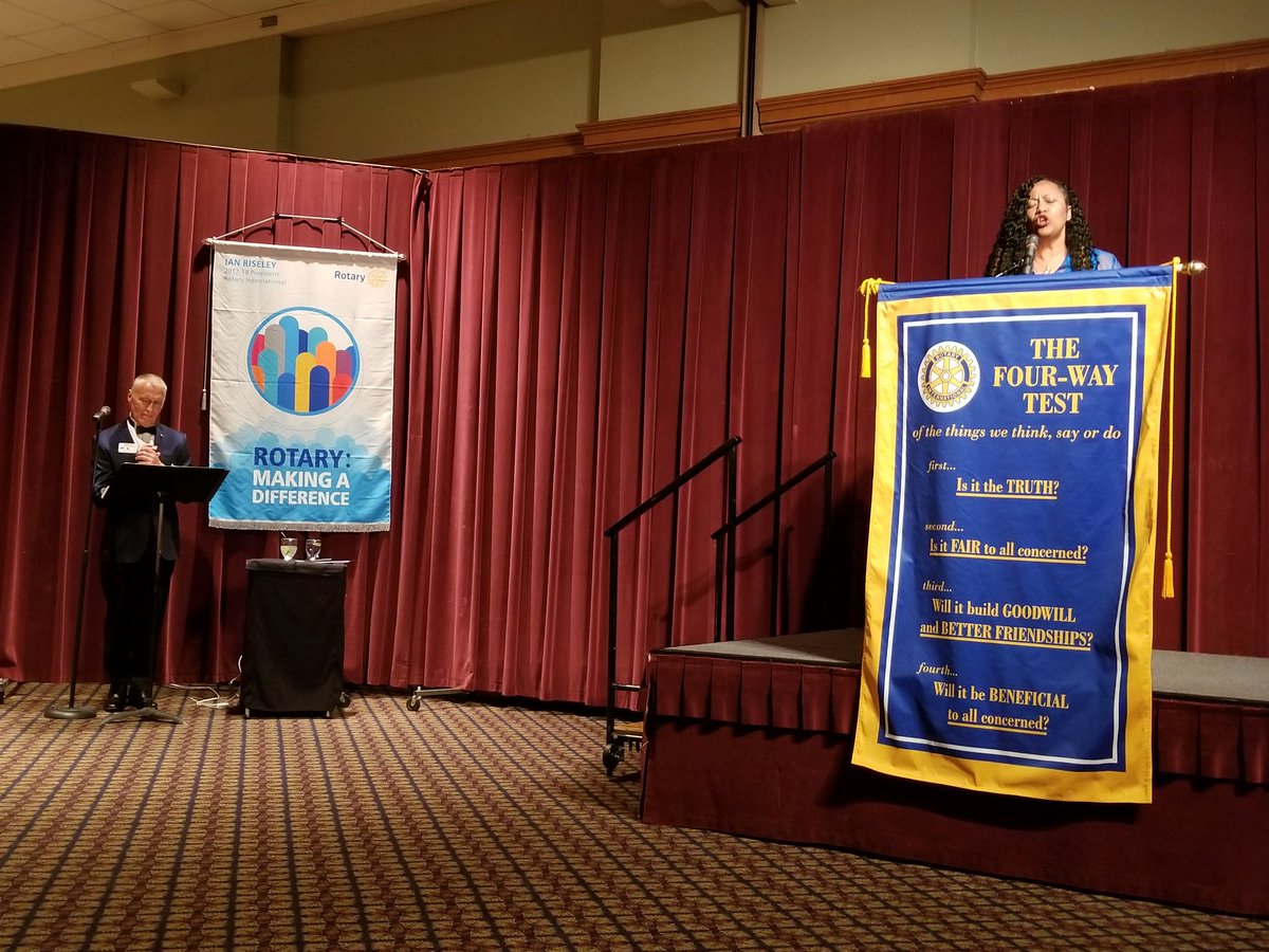 MuncieRotary's tweet photo. Muncie Rotary 100 Anniversary Celebration @HorizonCC. A wonderful evening. @BashamDale https://t.co/KKZLajTVIA