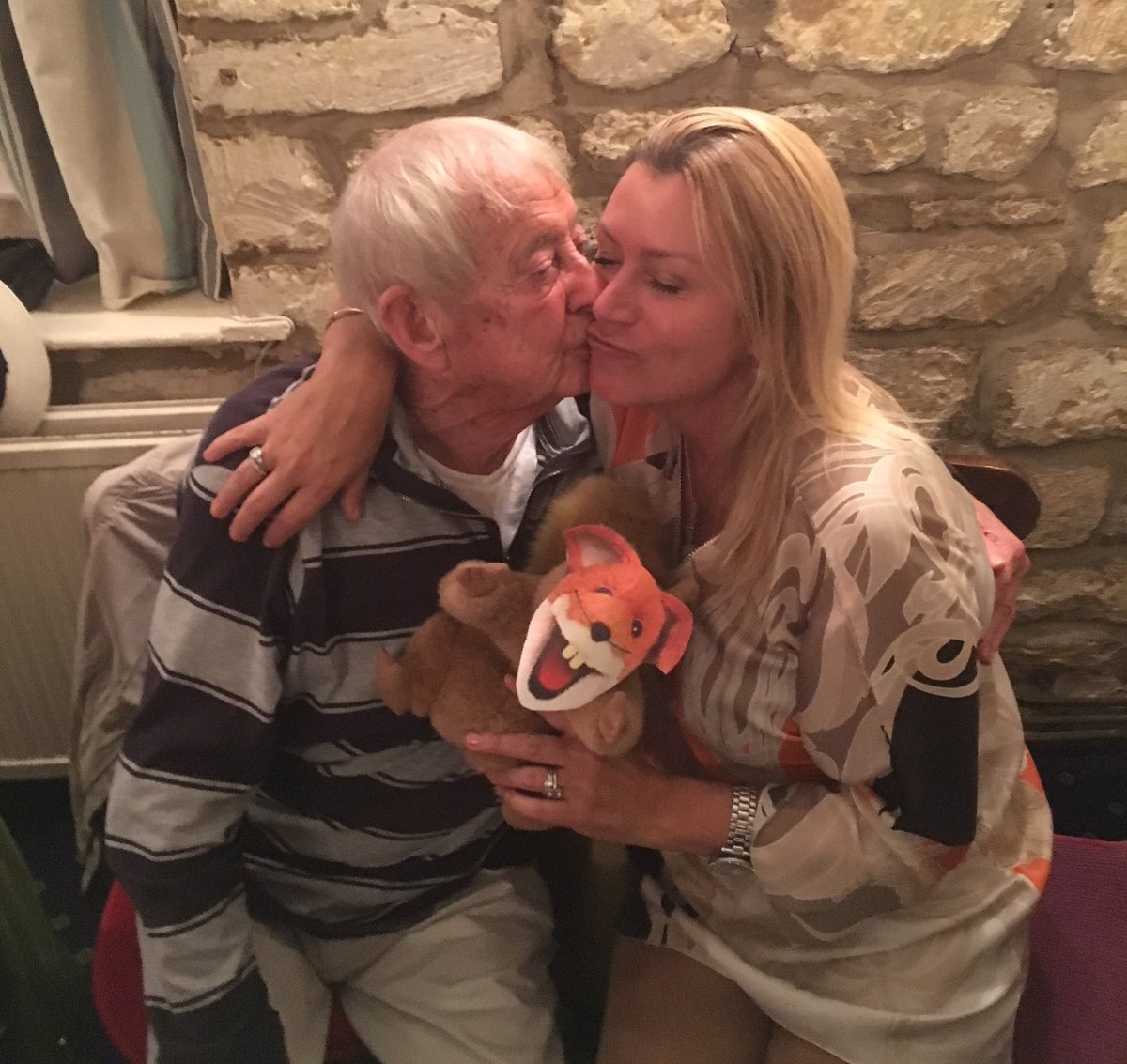 triciapenrose's tweet photo. Here's to the start of my gorgeous friends 80th birthday celebrations xxx missing you @JoepopProds https://t.co/WmwIAN9Ydb