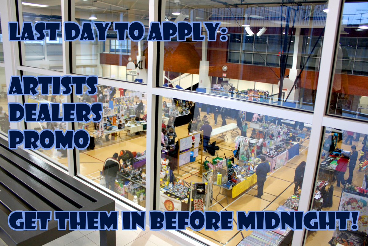 QuinteMiniCon's tweet photo. Today is your last chance to get your application forms in to be an  artist, dealer, or promo at Quinte Mini Con 2017!
 #QMC2017 #convention https://t.co/ZQlpJ9nC7B