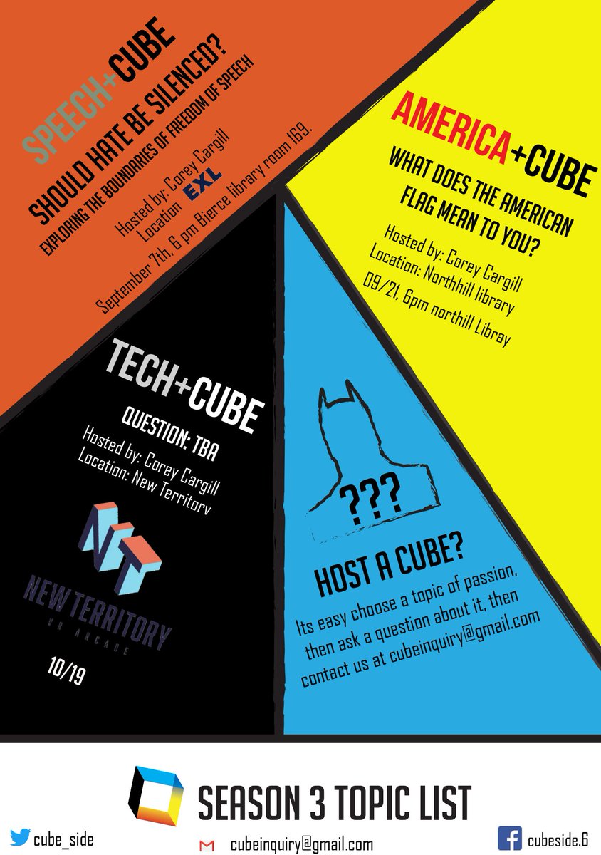 cube_side's tweet image. We're starting @theEXLcenter then going to North Hill with the @iiofakron, then hosting @NewTerritoryVR . Its going to be a lit season.