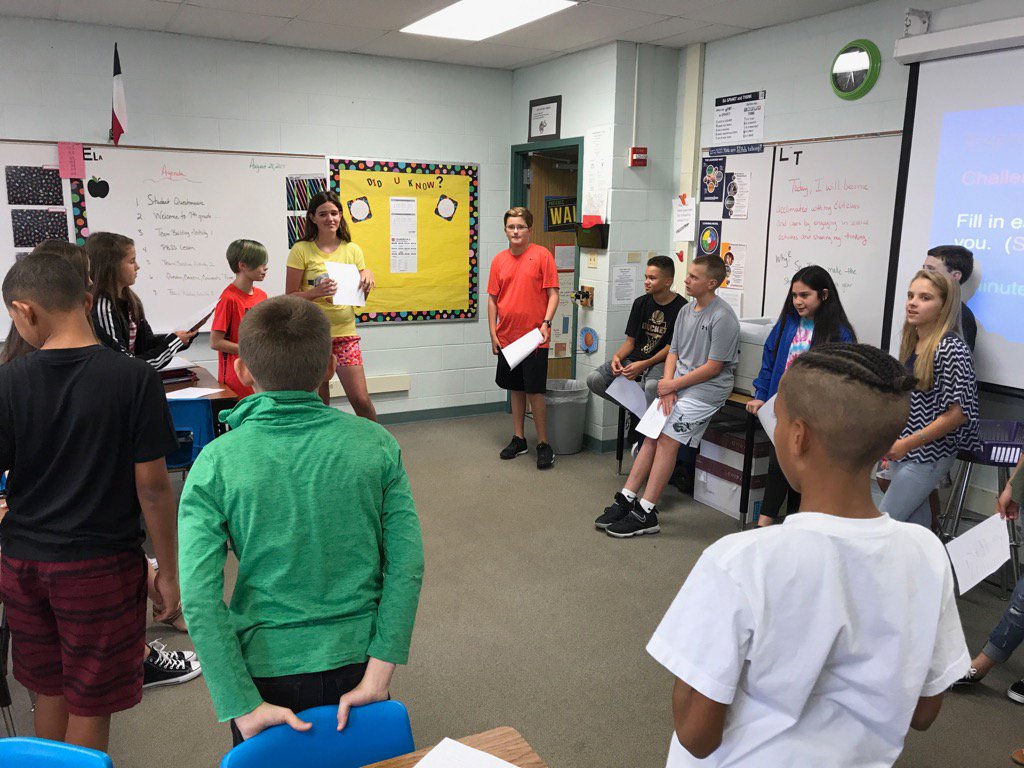 MorrisArika's tweet photo. LMS 7th graders expressing themselves. #TheWestDen https://t.co/7gvOnltt73