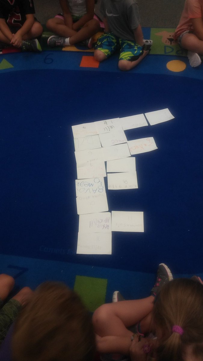 RyansRascals's tweet photo. Me: How can we organize these by the number of letters in our names? (Long wait time) Ss: We could make one of those giraffe things again. https://t.co/EeGwe3pEkD