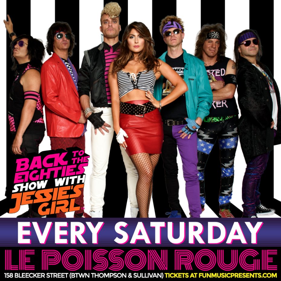 TicketWeb's tweet photo. Back-to-school? More like Back To The Eighties! Every Saturday night at @lprnyc with #JessiesGirlNYC. Tix/VIP https://t.co/m8eInKhjgc https://t.co/cHQrzjJCho