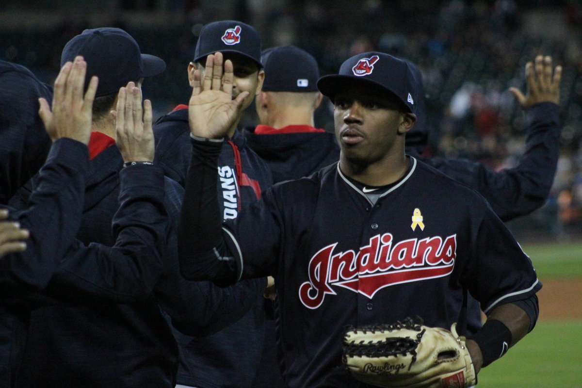CleGuardians's tweet photo. We've outscored opponents 63-15 during our nine-game win streak. #WWWWWWWWWindians https://t.co/mbRD1yGsDD