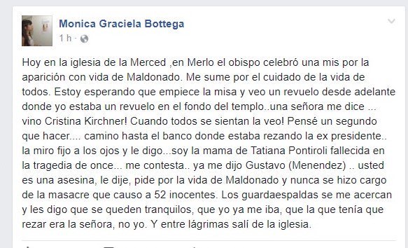 No derramaron una lágrima por la masacre de Once. Prohibían cubrir los actos. Cínicos. Mónica, qué fuerza tenés. Mi admiración total.