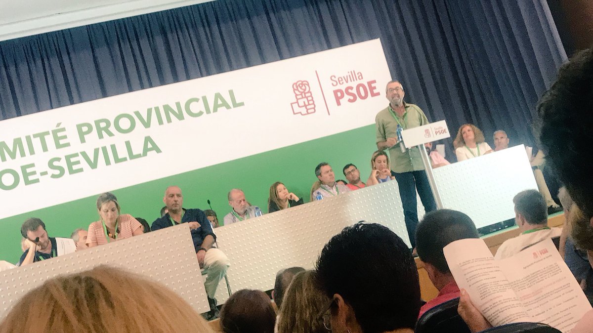 Buen #ComitéProvincial de <a href="/psoedesevilla/">PSOE de Sevilla</a> que culmina una etapa. Sólo puedo tener palabras de gratitud por el trabajo realizado.