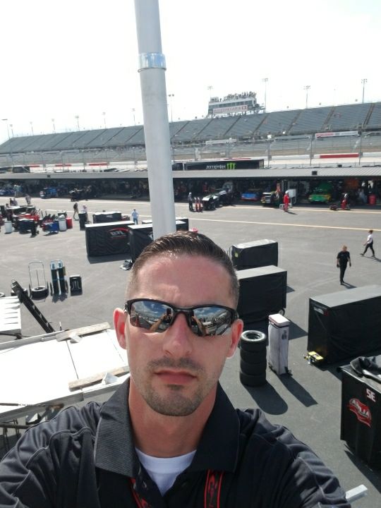 STrackside's tweet photo. Day 1 of Darlington,  glad the rain stayed away @STrackside @DCopeRacing @premiummotrspts https://t.co/J6kpW5FWid