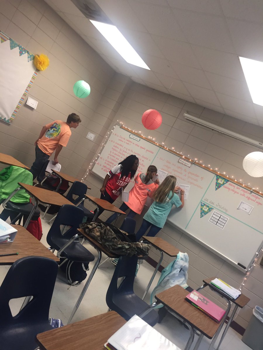 Aimz_76's tweet photo. 8th grade went on a scavenger hunt to solve equations with square and cube roots 📚📝🐾 https://t.co/amUI79qNUX