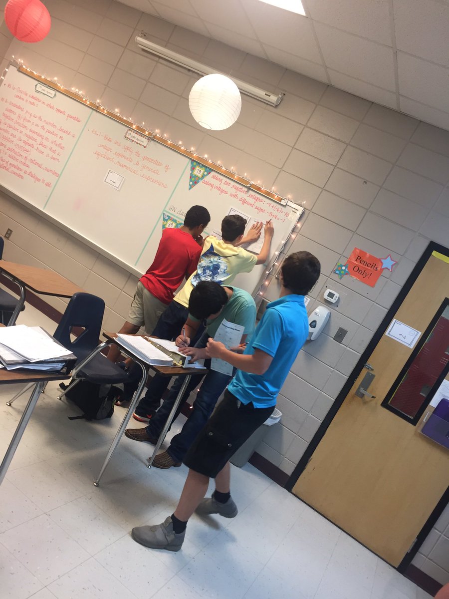 Aimz_76's tweet photo. 8th grade went on a scavenger hunt to solve equations with square and cube roots 📚📝🐾 https://t.co/amUI79qNUX
