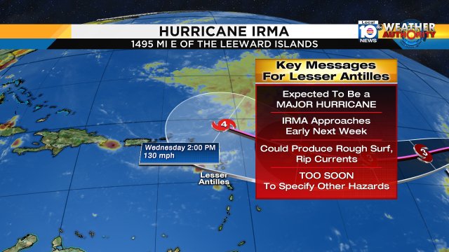 Here are some key messages for the Lesser Antilles regarding Hurricane Irma. https://t.co/kdpo6wbJJJ
