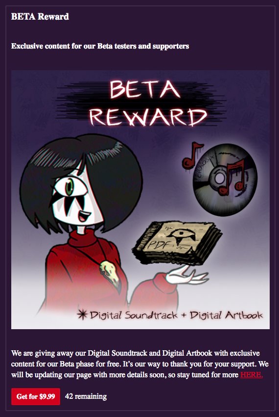 Our Open Beta it’s almost over and with this, our combo of Digital Art Book and Digital Soundtrack. Buy it here: gamesstarter.itch.io/realm-walk-of-…