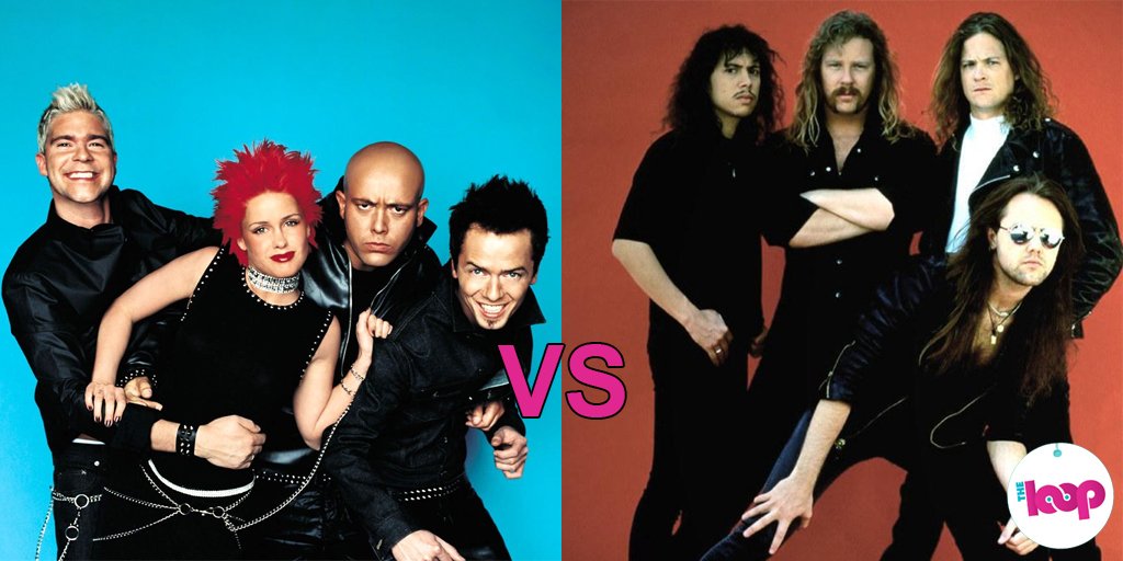 TheLoopAu's tweet image. We are LIVE! Which means there's not much time left to vote on our Loop Off!

#LoopOffMetallica 🤘 'Enter Sandman'
#LoopOffAqua 🍭 'Dr. Jones'