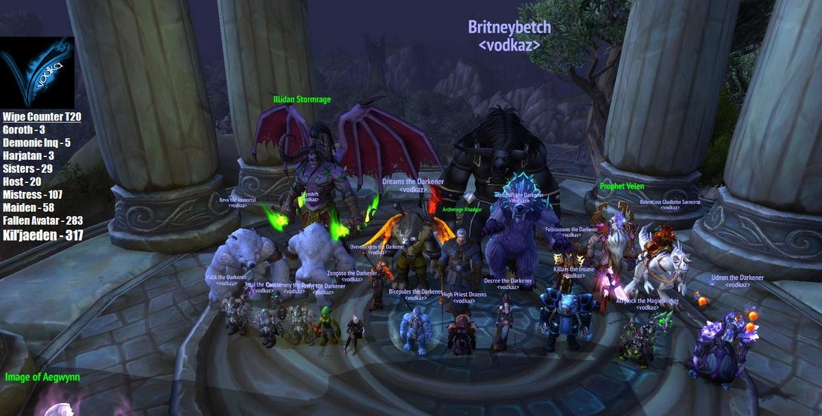 vodka_guild's tweet photo. Kil'jaeden dead US 8th! Kill shot + wipe counter. https://t.co/OUElK0RmSm