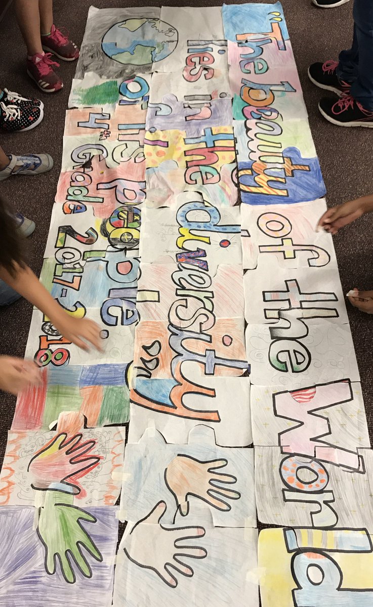 B2Teach's tweet photo. Putting the pieces together: Foundations for building a connected learning community. #day1 #B2Teach #teambuilding https://t.co/VaqNCNMptx