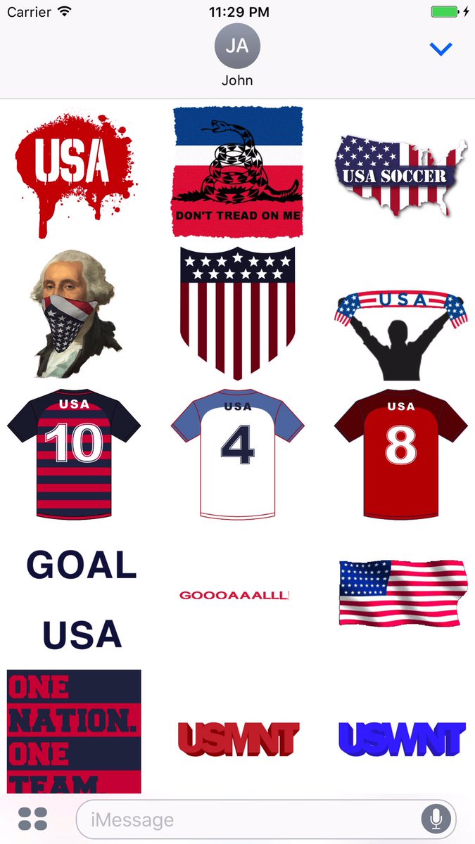CLE_moji's tweet photo. Come on USA get back in it! Check out USA Soccer Stickers for iPhone today and cheer on team USA!!! #USAvCRC #USMNT
https://t.co/wfMRpRZagx… https://t.co/7ZcfxfVMxx
