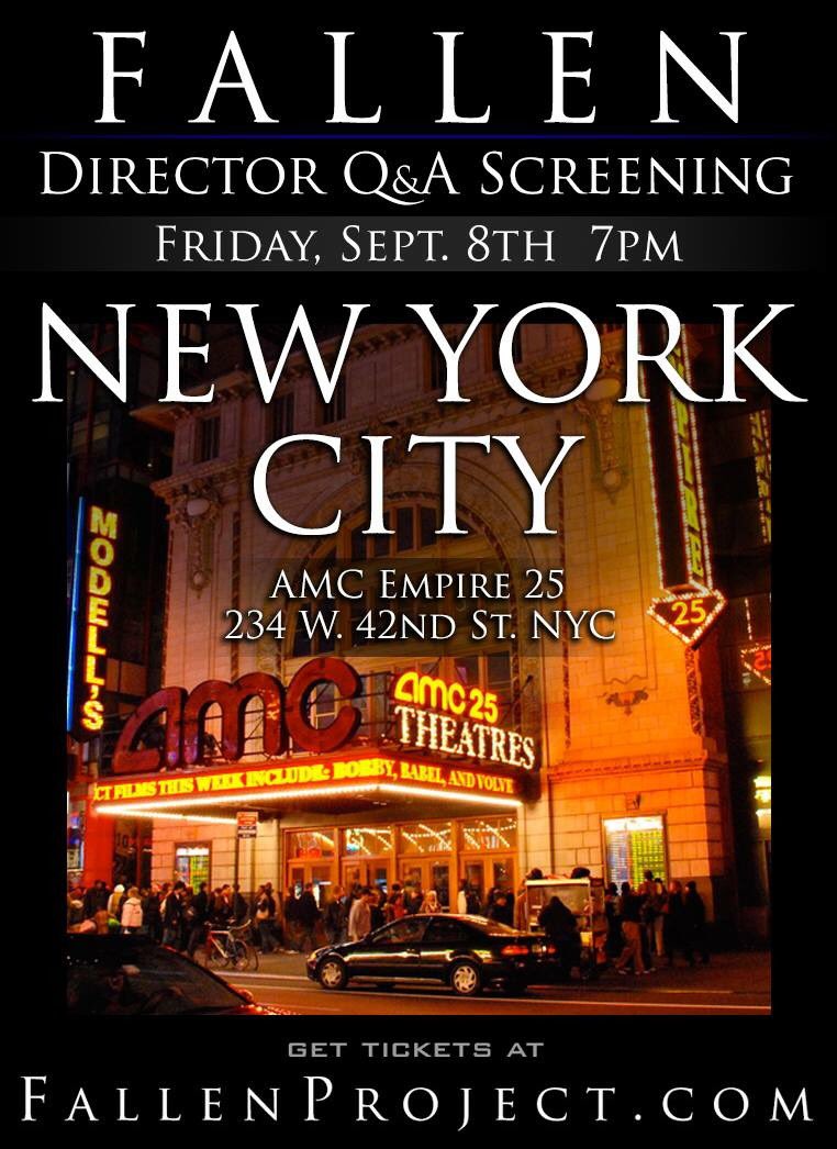 ArmorUpAmerica's tweet photo. NYC tickets for @FallenFilm are live!!!  https://t.co/jx9dnzTGWx https://t.co/NAyTjw33Pc