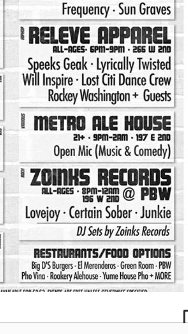 LOOK AT THIS POPPIN ASS LINEUP !!!! JUNKIE 😤 CERTAIN SOBER 😤 AND LOVEJOY !!?!? WTF YALL BETTER GO ITS FREE TOO