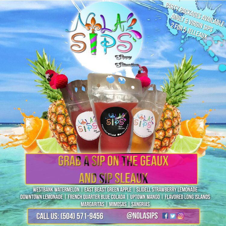 nolasips's tweet photo. $7 SIPS๐น for college students +21 ๐๐๐๐๐ #nolasips #suno #dillard #xavier #uno #tulane https://t.co/ry8Uun1TiQ