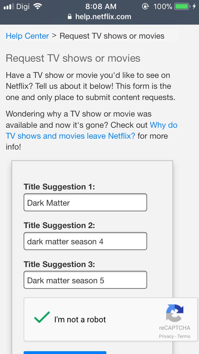 lifeSucks4e's tweet image. Hey all @dark_matterTV fans all @therazacrew show our love of #2boss #three #Ryo #Five #Six #Android help.netflix.com/en/titlerequest