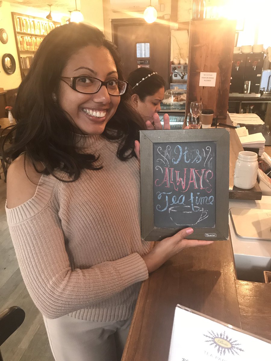 AJRupchandani's tweet photo. @Bosienyc thanks for giving my team and I a quick picker upper this morning while on the road for work #TeaLover #TeaIsMe # https://t.co/5dMZ9aRNea