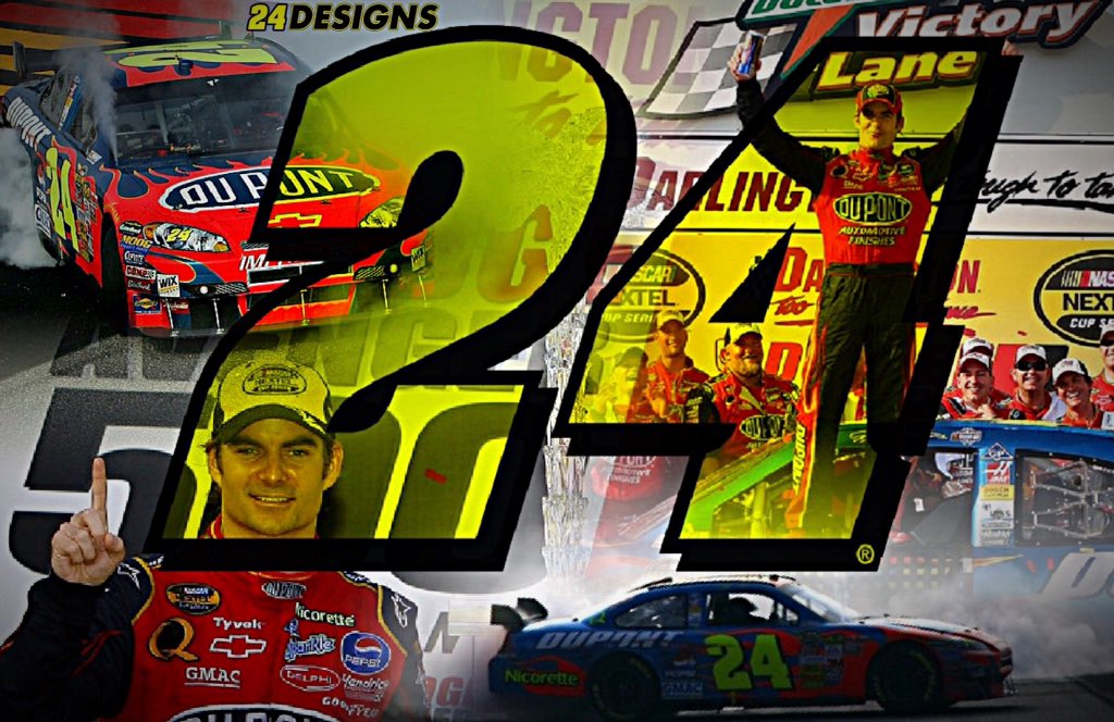 24Designs's tweet photo. In 2007 @JeffGordonWeb tamed the track people call @TooToughToTame once again and for the last time in his career. #JGFriday #Gr24test https://t.co/3cdeDvahUc
