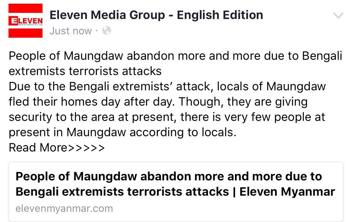 Naingtun_myan's tweet photo. #Rakhine_under_attack_by_Bengali_terrorists @ABC @ZawHtayMyanmar @UN @KofiAnnan @YangheeLeeSKKU @BBC @CNN @ChannelNewsAsia @matthewfsmith https://t.co/9VTjLOo1E7