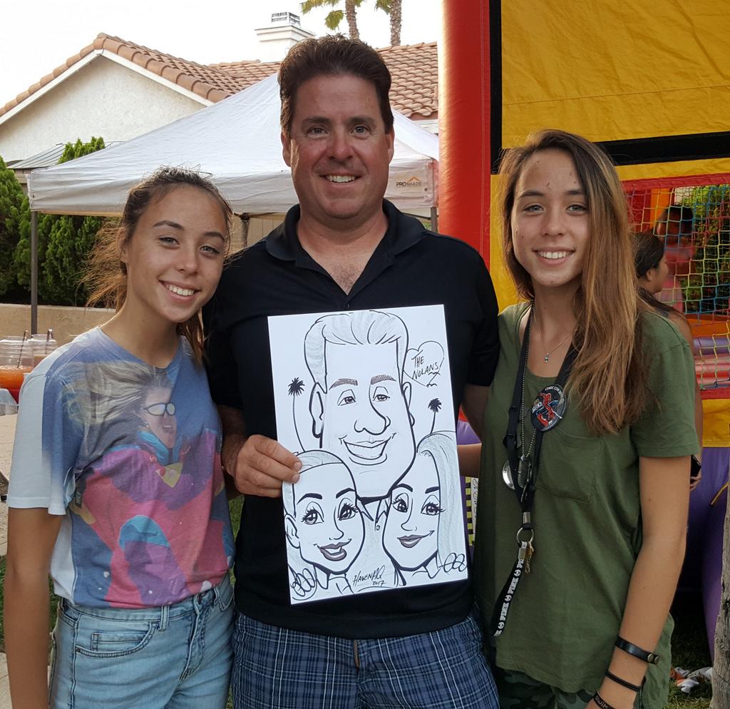 HavenAQ's tweet photo. #Caricatures at a #birthday #party in #SanDiego ☺
#jamhaven #eventservices #havenaq #caricatureartist https://t.co/0o9Qcn2JU7