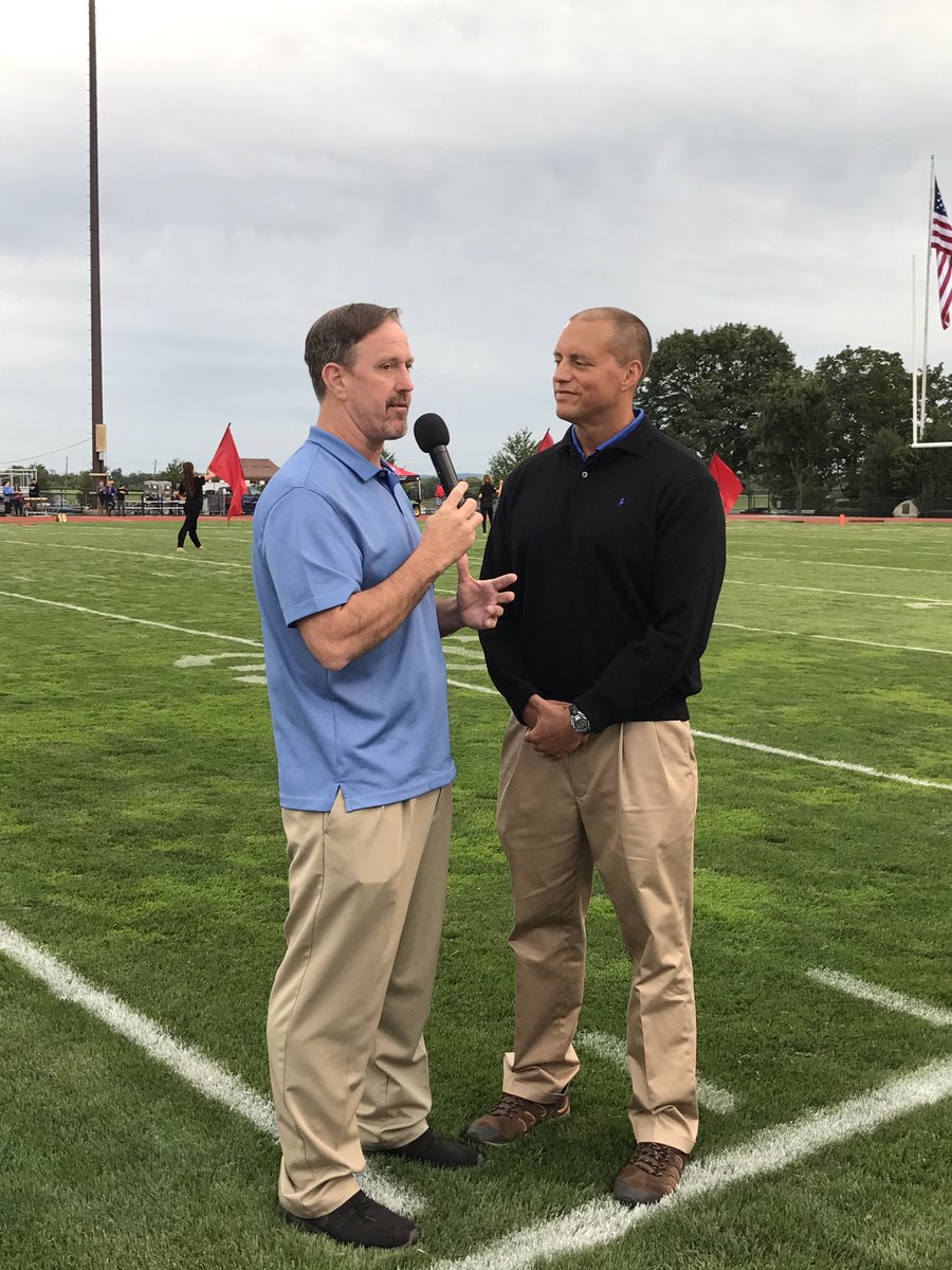 HSSLiveTV's tweet photo. @OSSHealth Dr. Bixler with Charlie Fortney discussing tips for athletes on how to stay healthy! Thank you for ALL your support! https://t.co/QK4jFfkxaX