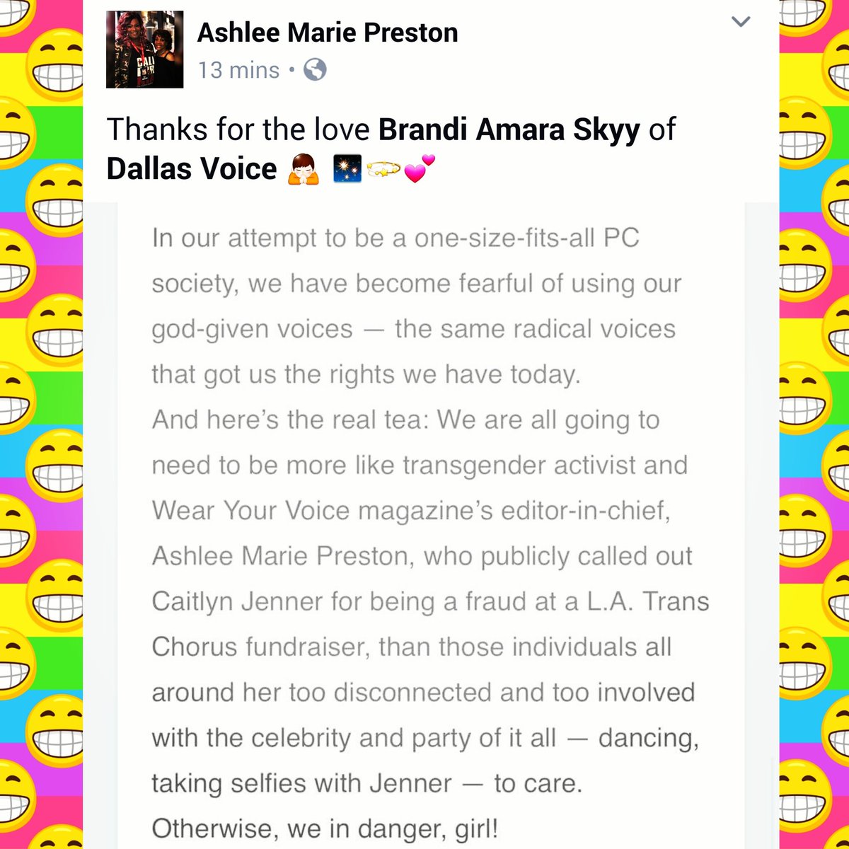 BrandiAmaraSkyy's tweet photo. So this just happened! Read my latest #TrendingTea article for @DallasVoice at https://t.co/nrE6u9frne #fridayreads #LaborDayWeekend https://t.co/rIlEcHK4IG