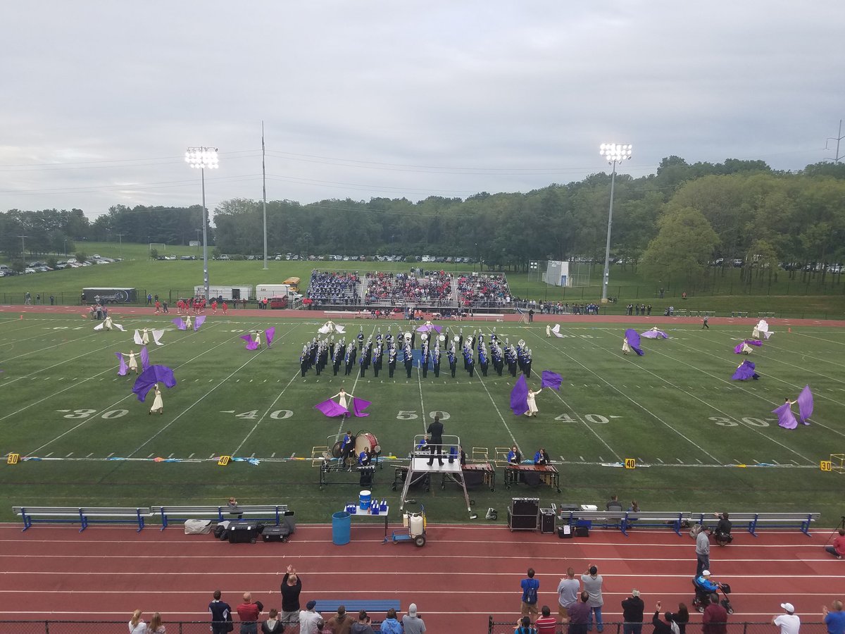 CCMSBand_Orch's tweet photo. CCHS Marching Band in action at the Cedar Bowl. Great first show! @cedarcrestband #FalconPride https://t.co/O4rsp6h92k