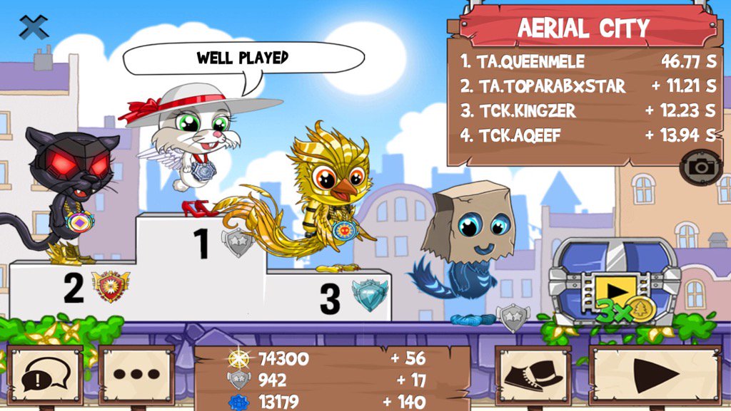 queenmelexo's tweet photo. Get on my level, son! #funrun2 #TopArabxSTAR #Kingzer #Aqeef https://t.co/yWTdSnruAa
