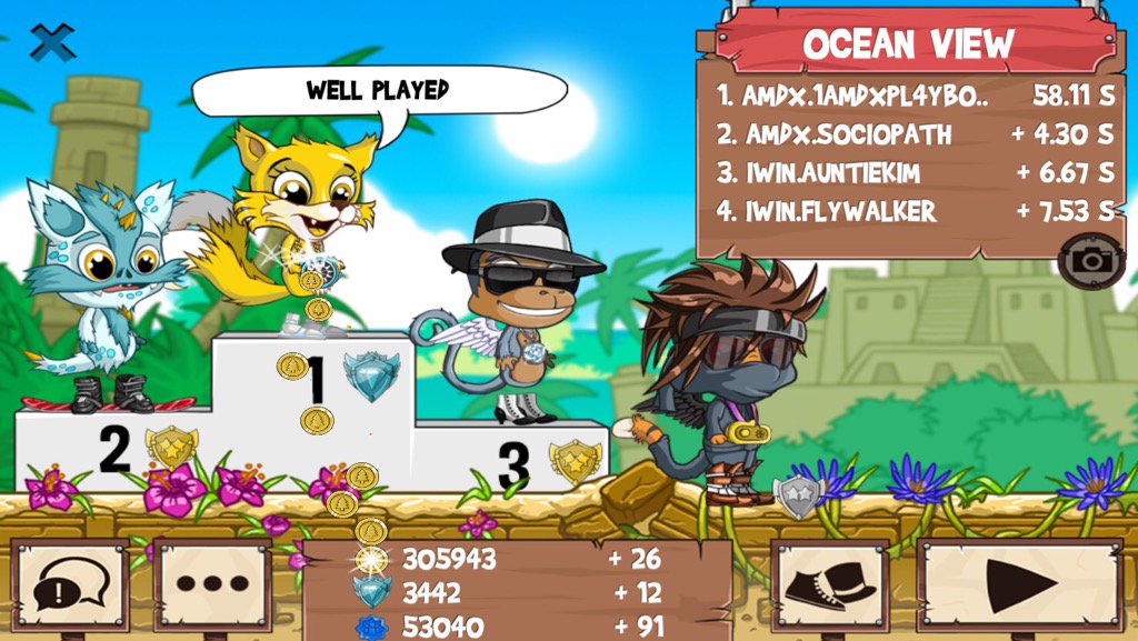 playboyjj3's tweet photo. All those guys just got washed #funrun2 #Sociopath #AuntieKim #FLYWALKER https://t.co/si0Nnyv2EV