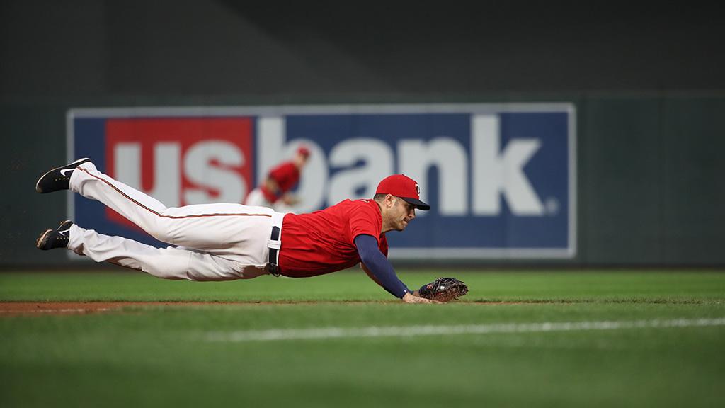 Twins's tweet photo. Just give him the Gold Glove now. #MNTwins https://t.co/WPvabfoGdv