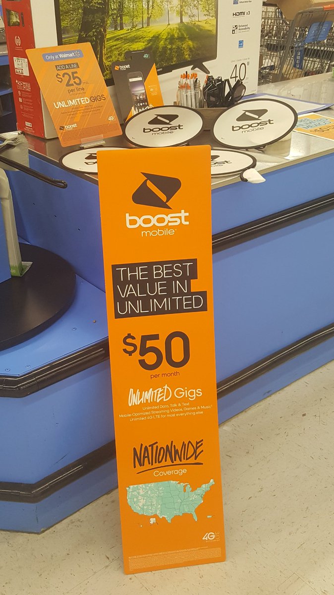 SPG_Ang's tweet photo. Boost, Walmart and ZTE. Lets go shopping for a new phone and a Free month of service :)
#ZTEBoostDay https://t.co/qqyjfOkYx6