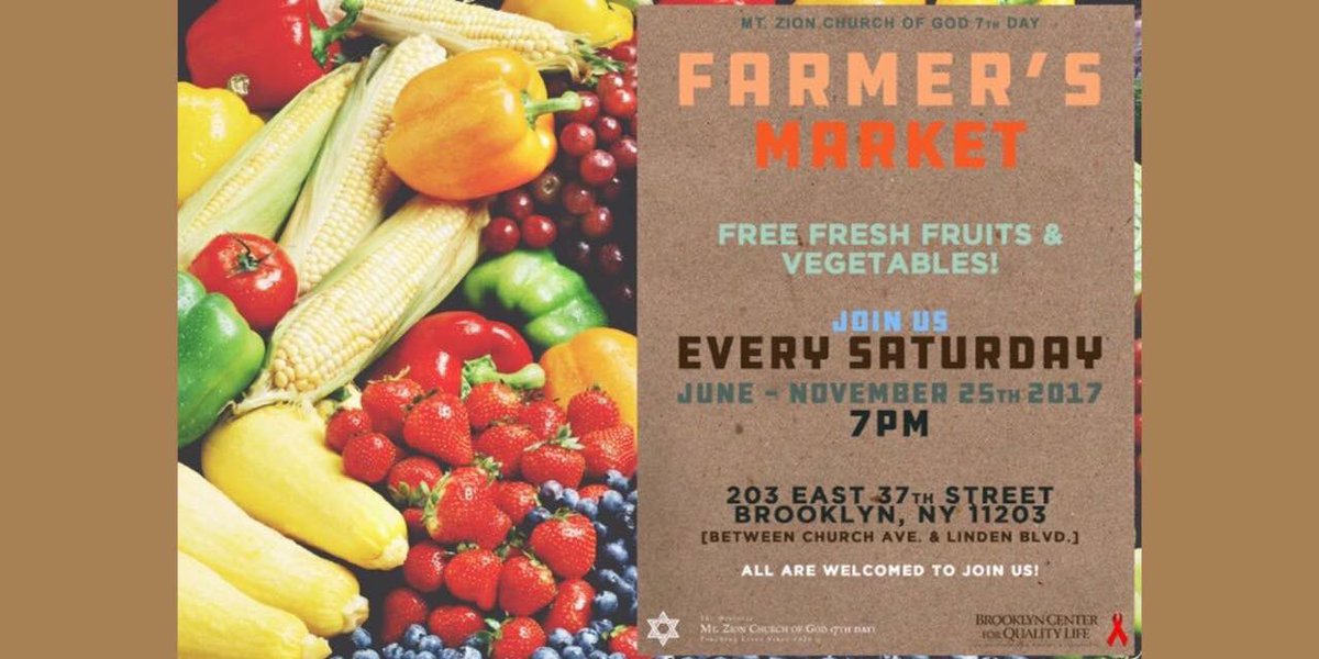 67ClergyCouncil's tweet photo. Free fresh fruits & Vegetables for your family this weekend at the #FarmersMarket tomorrow! #BCQL #MtZionCOG #community #labordayweekend https://t.co/52JuVbSj33