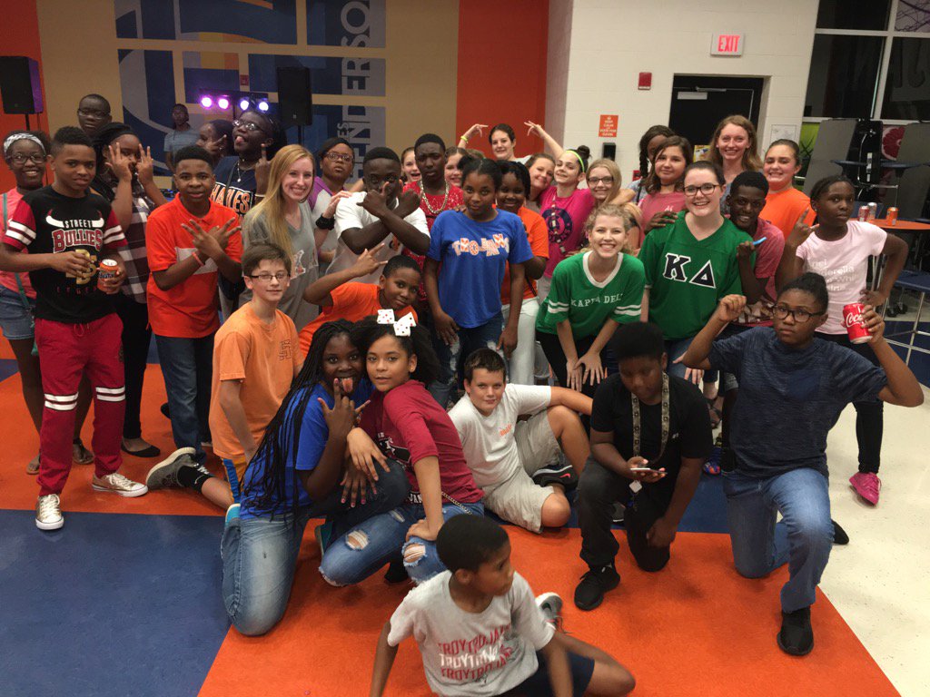 Thank you <a href="/TroyKD/">Troy Kappa Delta</a> of Troy Univ. for giving back to Charles Henderson Middle School.  <a href="/TroyCitySchools/">Troy City Schools</a>