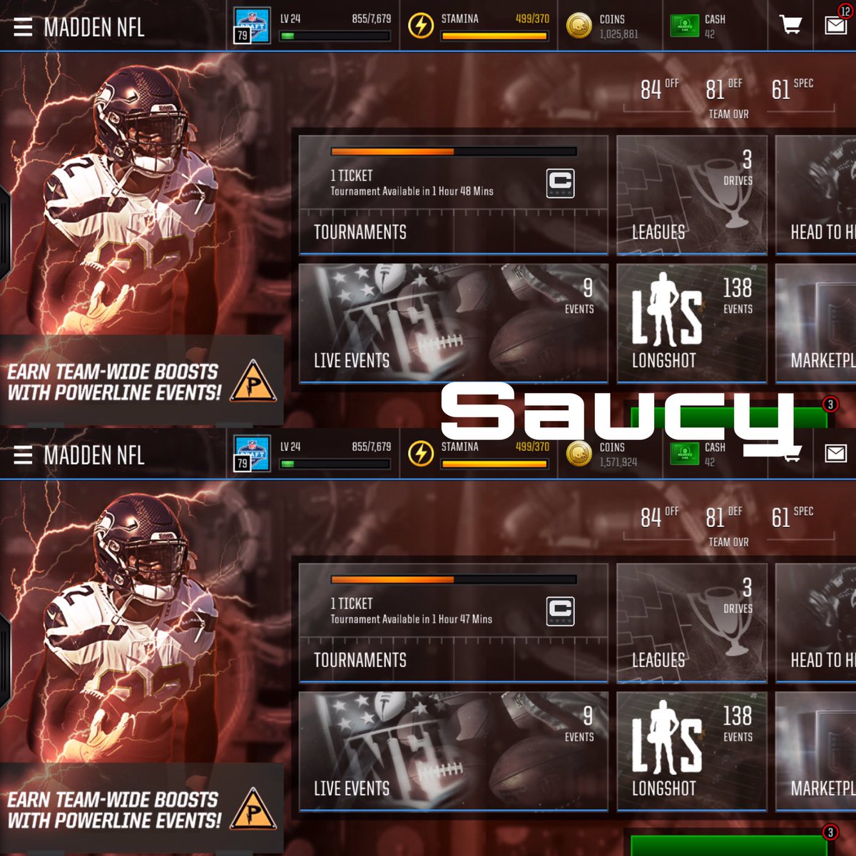 saucyfrommadden's tweet photo. Like If Active 

Also 65 Followers 
And 20 Retweets For A Snipeaway 

#MaddenMobile https://t.co/vHwpKwfIFD