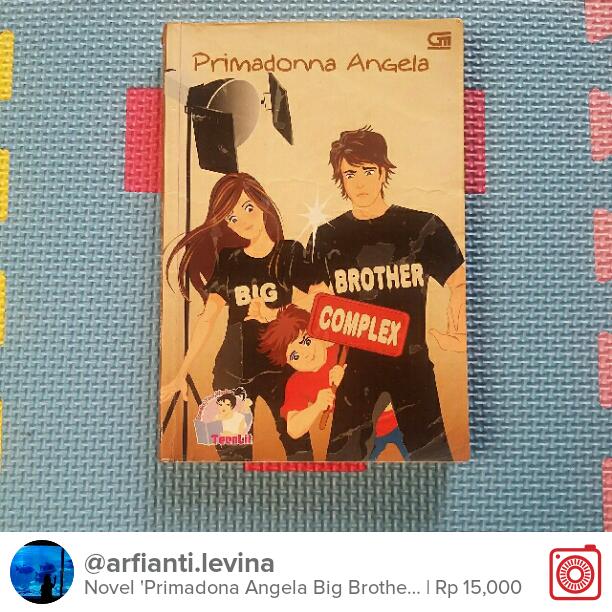 A_Leviina's tweet photo. Selling Novel 'Primadona Angela Big Brother C... Rp 15,000 https://t.co/ckqF6Nc50z #carousell @carousell_id https://t.co/5Hh9wa0bmG