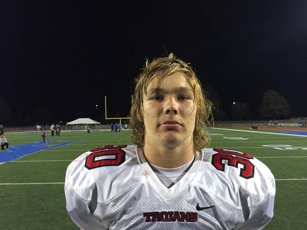 KyleNeddenriep's tweet photo. Doesn't turn 15 until Oct. 21. Freshman Carson Steele 27 carries for 238 yards and 3 TDs in win over Carmel. https://t.co/MjTcsqCysQ