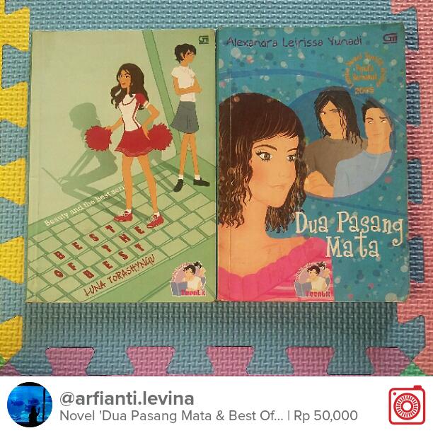 A_Leviina's tweet photo. Selling Novel 'Dua Pasang Mata &amp; Best Of The ... Rp 50,000 https://t.co/Bslx683dyC #carousell @carousell_id https://t.co/tNqneblfel