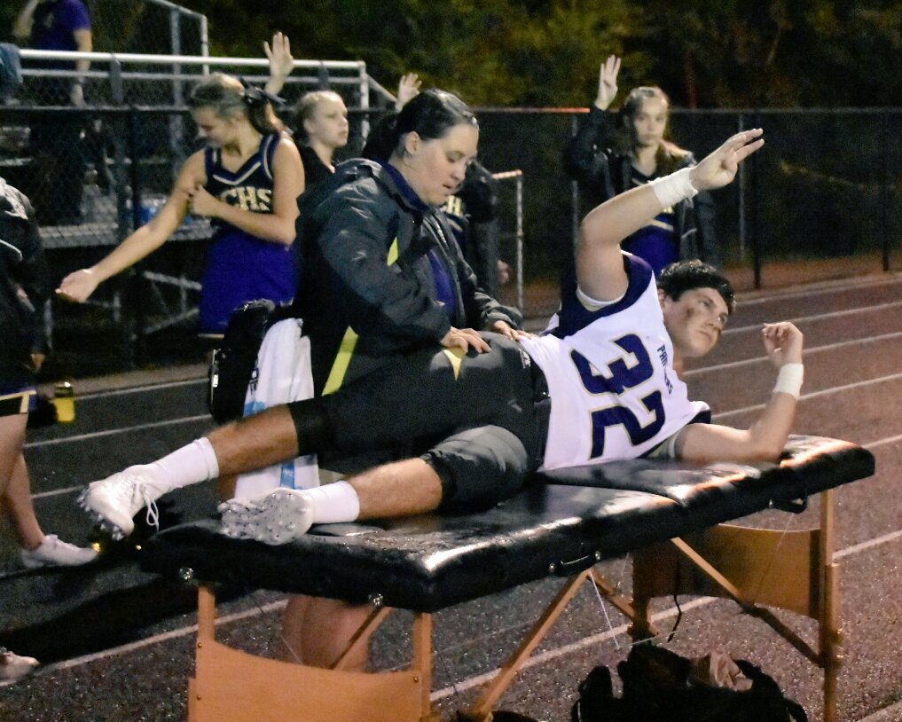 Even when you're on the training table &amp; up 53-0, you STILL RESPECT THE 4TH QUARTER!!