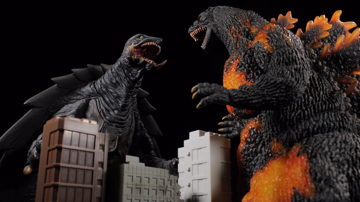 X-Plus 30cm Godzilla 1995 (Burning Godzilla) @shounen_ric_xp